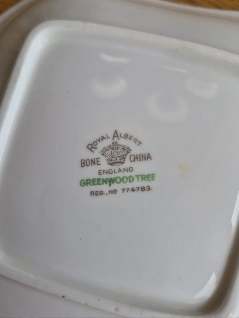 Vintage 1930s Royal Albert Dish Greenwood Tree
